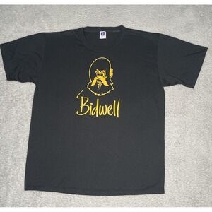 Vintage Bidwell T-Shirt Mens Large (42-44) Black Single Stitch Miner Made In USA